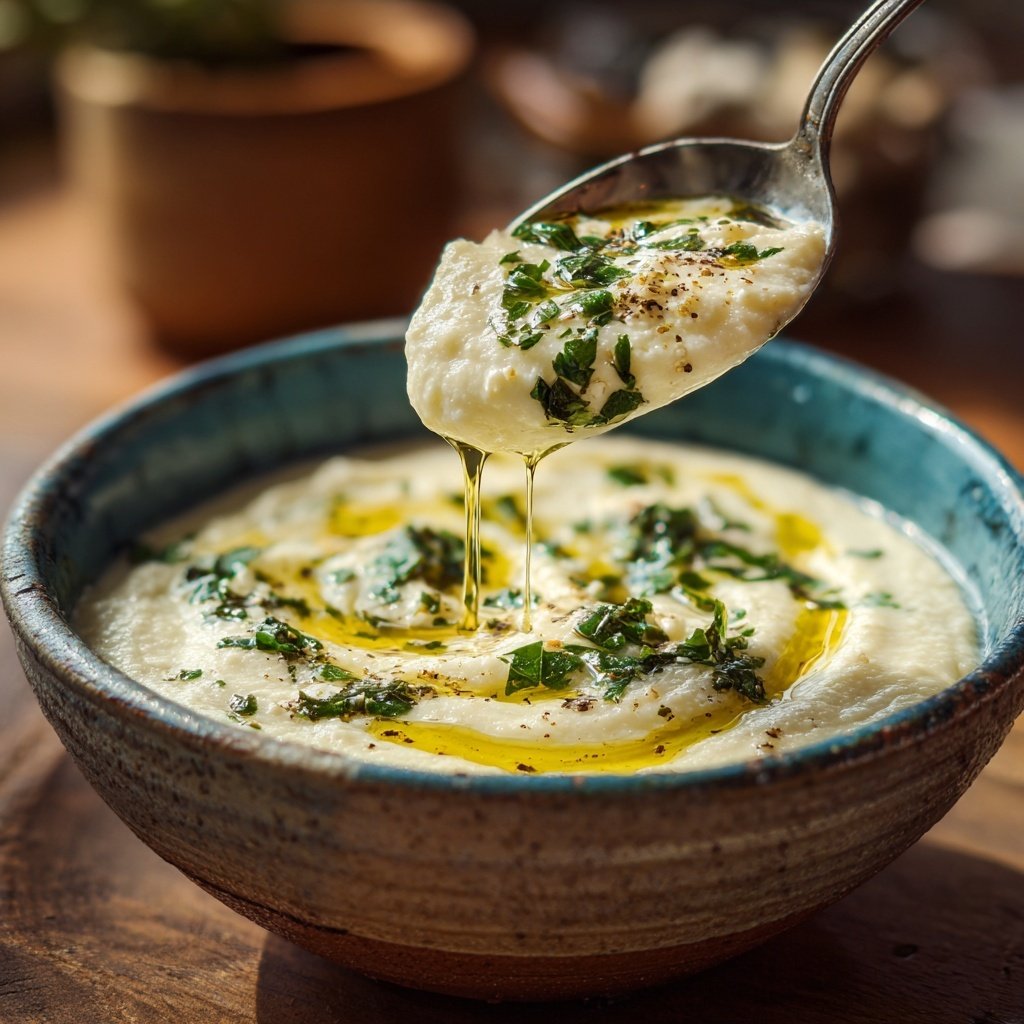 Blumenkohl Suppe Mit Frischkäse