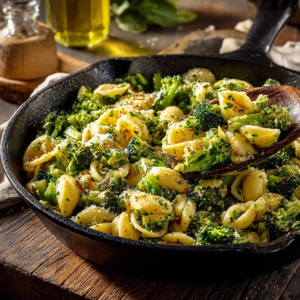 Brokkoli Pasta Pfanne