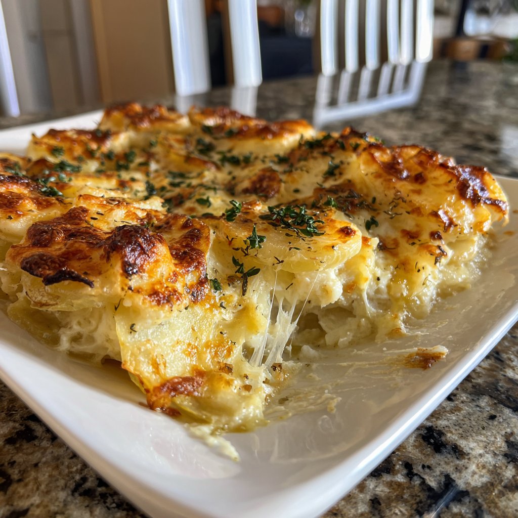 Kartoffelgratin mit Fenchel