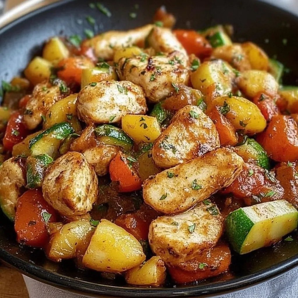 Leckere Low Carb Hähnchenpfanne mit Gemüse – Dein perfektes Abendessen!