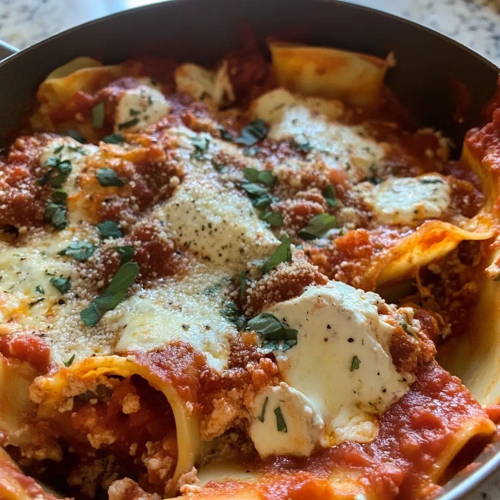 Faulenzende Lasagne (Dekonstruierte Lasagne)