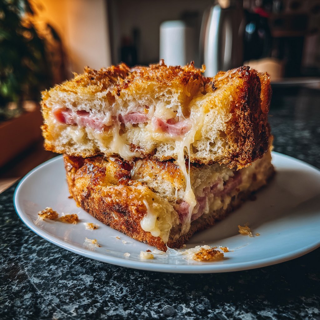 Zupfbrot Mit Schinken Und Käse