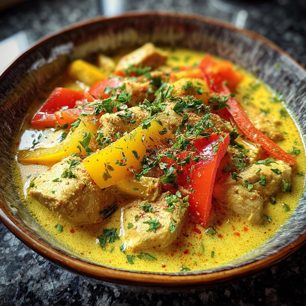 Kalorienarmes Putencurry Mit Gemüse