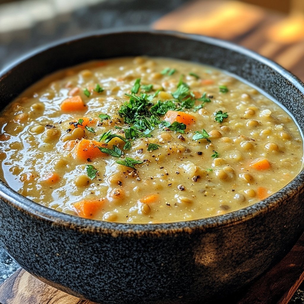 Linsensuppe mit Kreuzkümmel