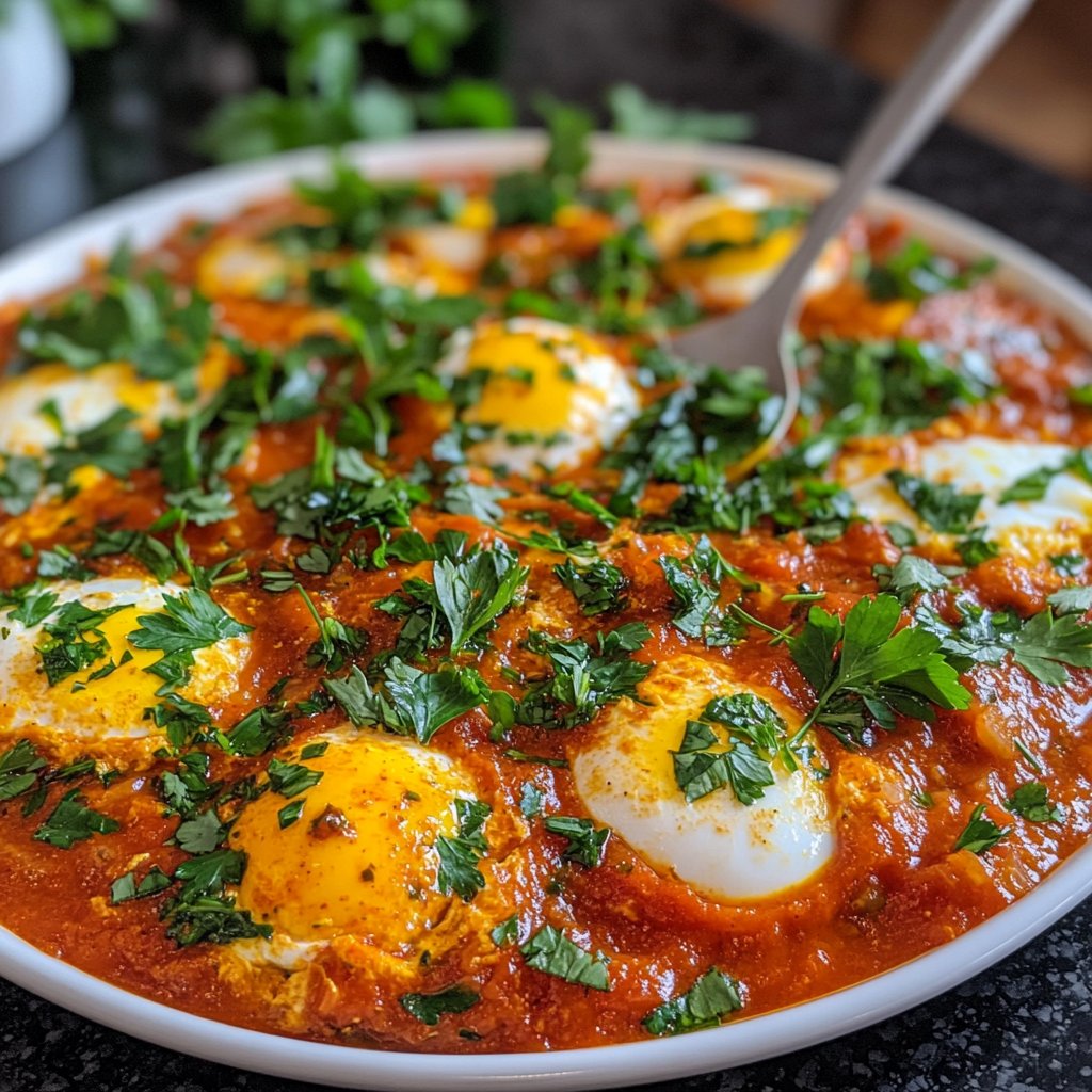 Shakshuka mit Kräutern