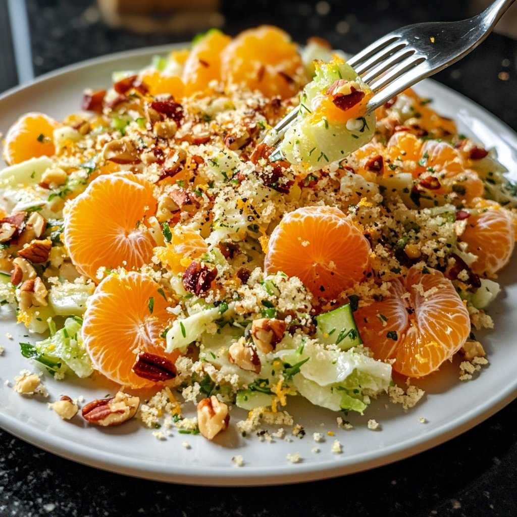 Chinakohl-Salat mit Mandarinen