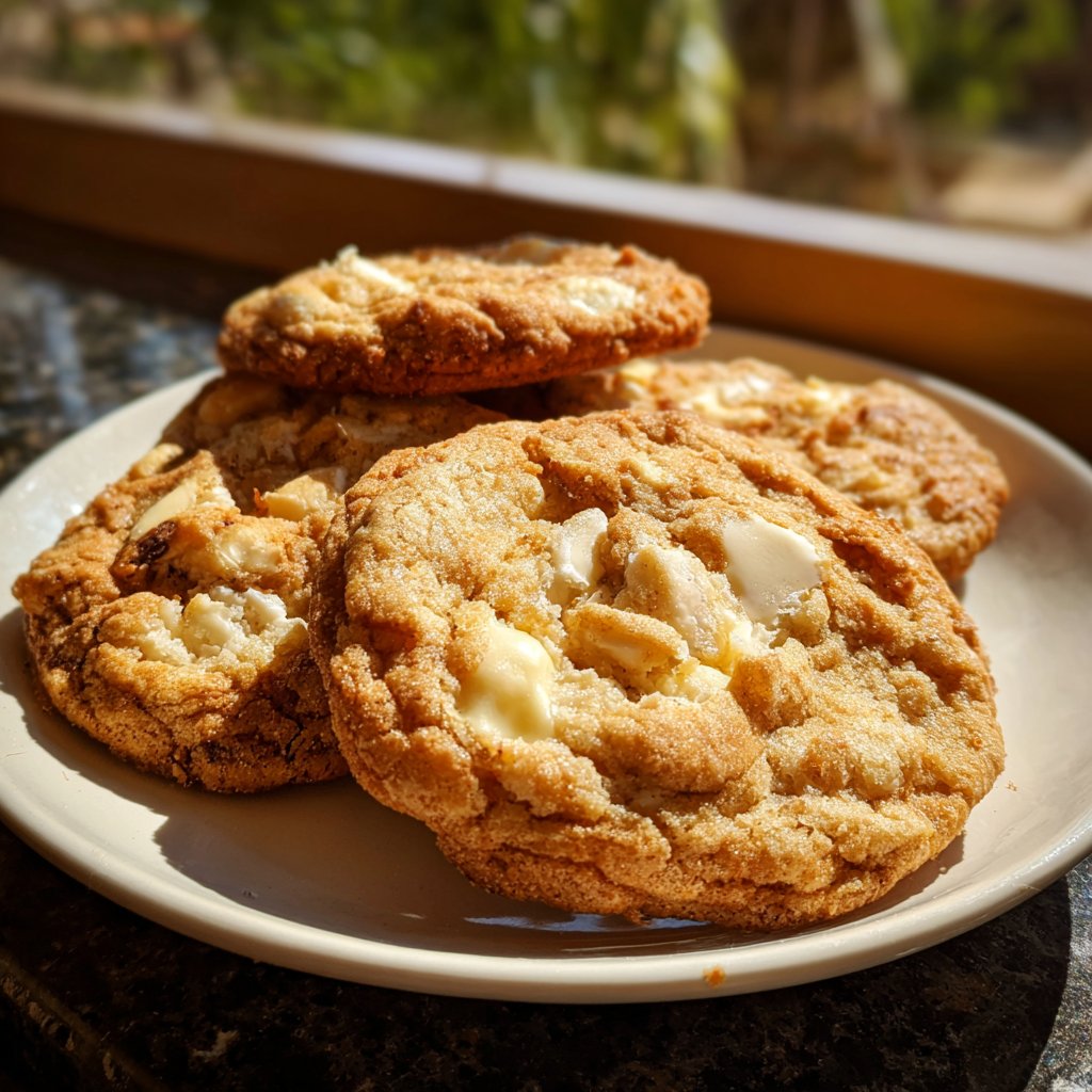 Cookies mit weißer Schokolade